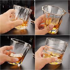 Gold-Rimmed Shot Glasses